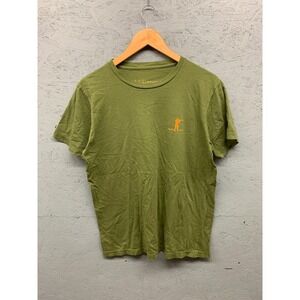 Ball and Buck Men's Cotton T-Shirt Olive Green Hunter Graphic Size Large‎